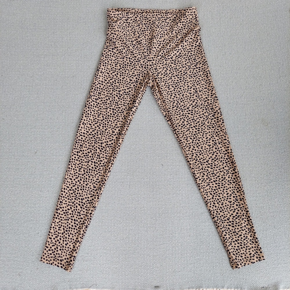 Forever 21 Leggings Womens Medium Animal Print High Waisted Activewear Workout